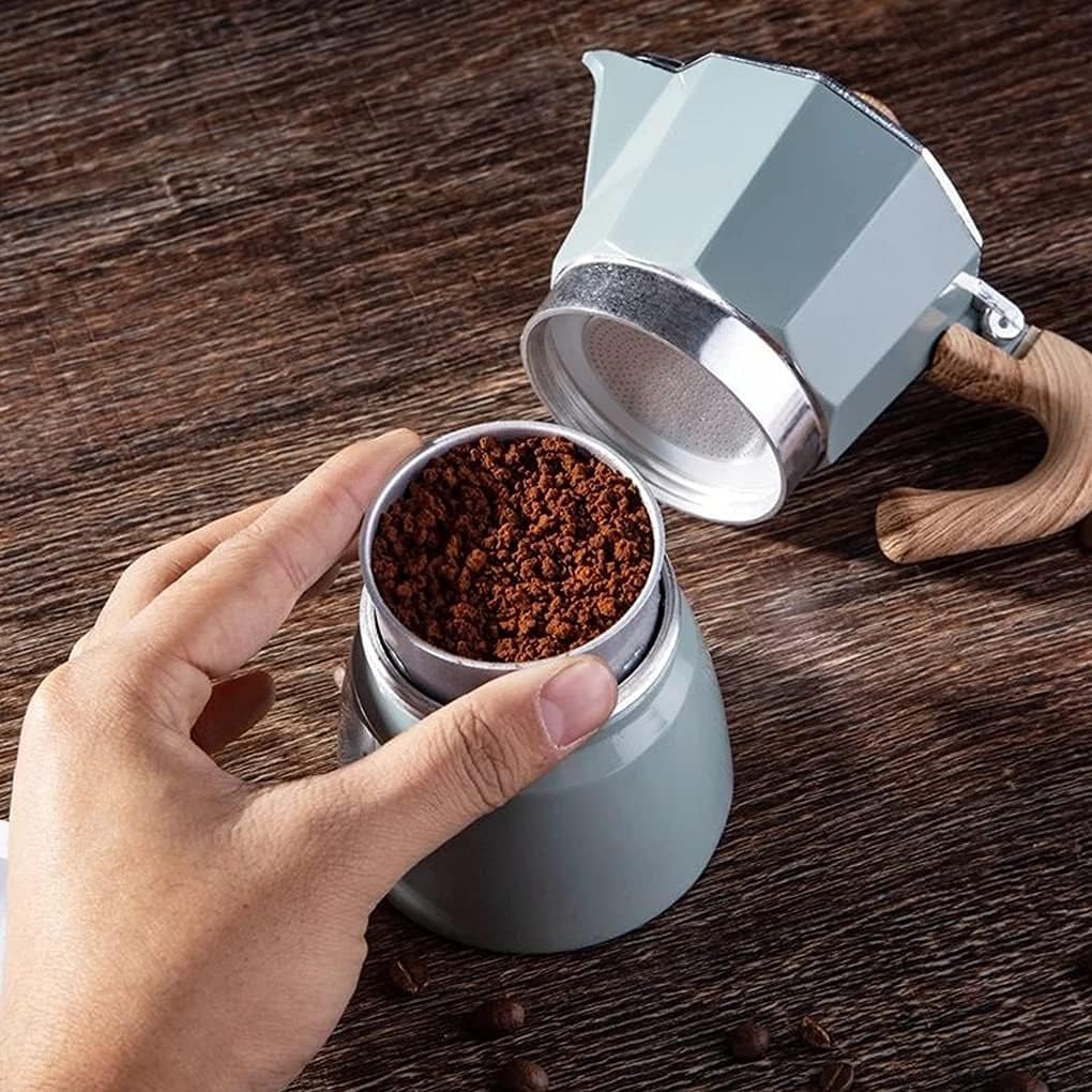 MOCCA Cafetera italiana de aluminio premium