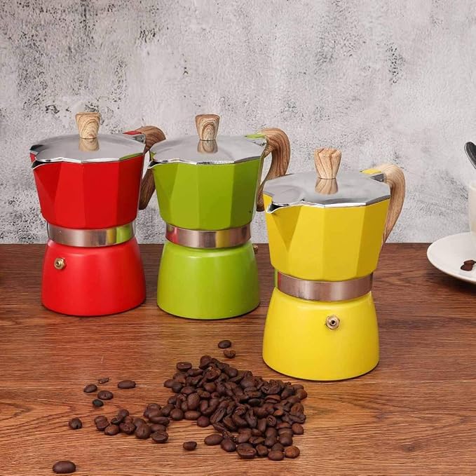 MOCCA Cafetera italiana de aluminio premium