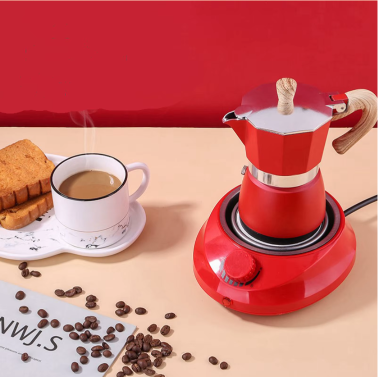 MOCCA Cafetera italiana de aluminio premium