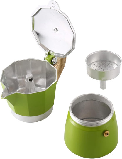 MOCCA Cafetera italiana de aluminio premium